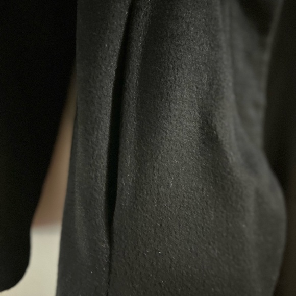 Moda international Wool Black Women's Coat - Picture 4 of 5